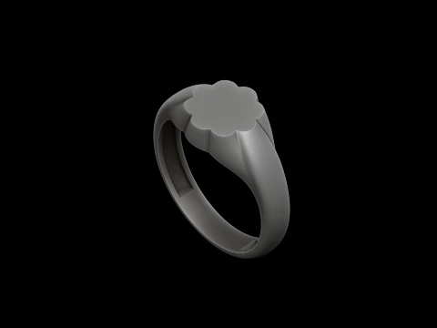Jewelry Ring v25 L Size 3D print model 3D Print Model