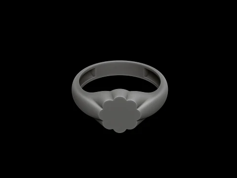 Jewelry Ring v25 L Size 3D print model 3D Print Model