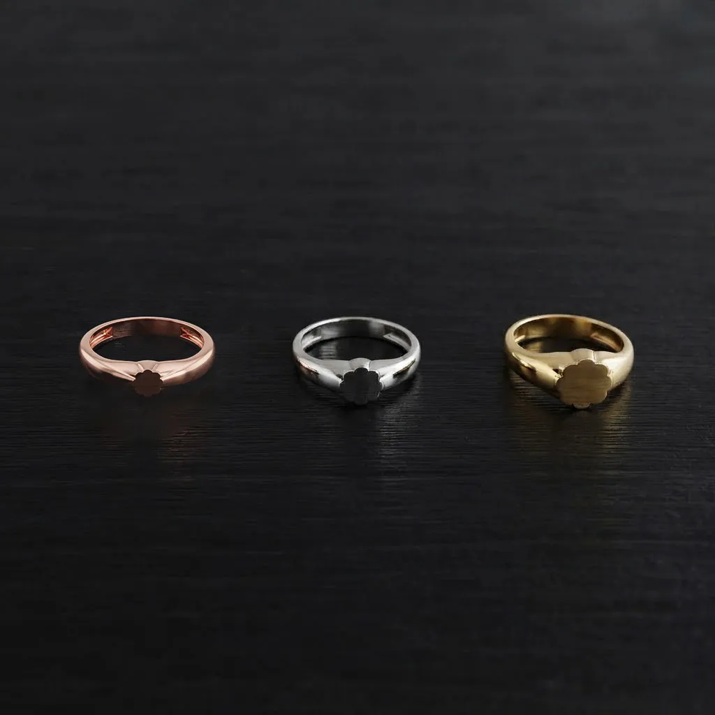 Jewelry Ring v25 S M L Sizes Pack 3D Print Model .c4d .max .obj .3ds .fbx .stl .blend 