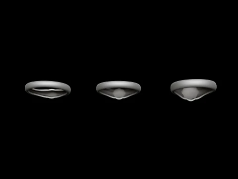 Jewelry Ring v25 S M L Sizes Pack 3D Print Model