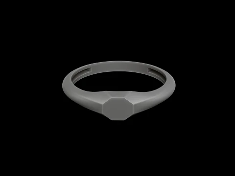 Jewelry Ring v26 S Size 3D print model 3D Print Model