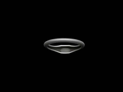 Jewelry Ring v26 S Size 3D print model 3D Print Model