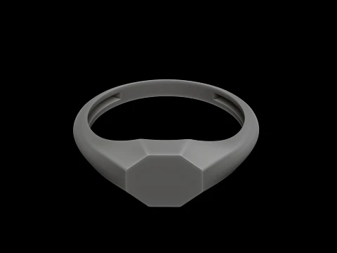 Jewelry Ring v26 M Size 3D print model 3D Print Model