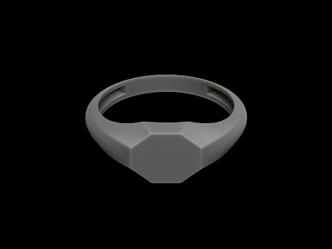Jewelry Ring v26 L Size 3D print model 3D Print Model