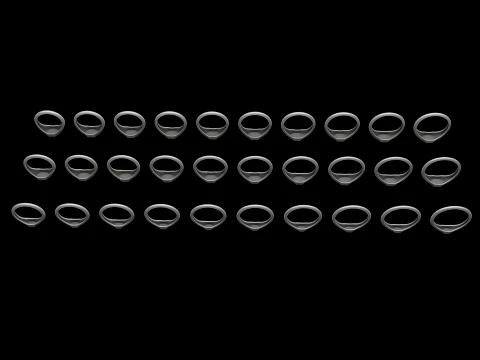 Jewelry Ring v26 S M L Sizes Pack 3D Print Model