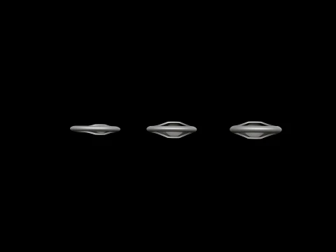 Jewelry Ring v26 S M L Sizes Pack 3D Print Model