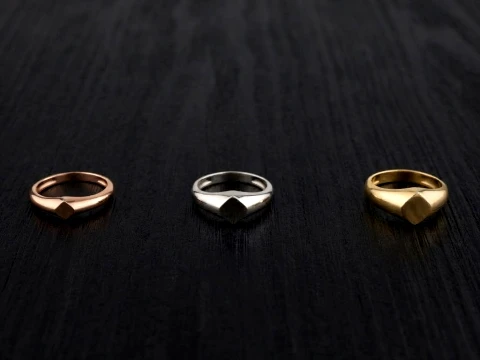 Jewelry Ring v28 S M L Sizes Pack 3D 프린트 모델