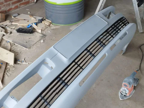 Audi 80 - Решетка переднего бампера S2 3D Модель