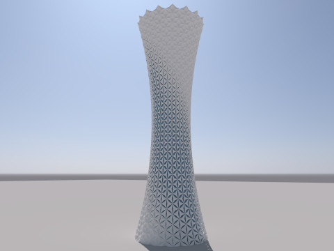 Parametric Tower models 3D Model