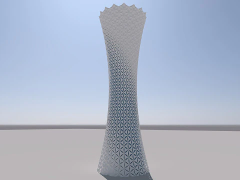 Parametric Tower models 3D Model