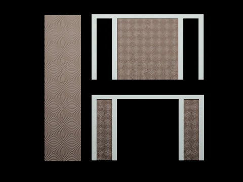 3D parametric wall panel 3D Model