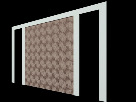 3D parametric wall panel 3Dモデル