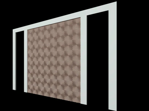 3D parametric wall panel 3D Model