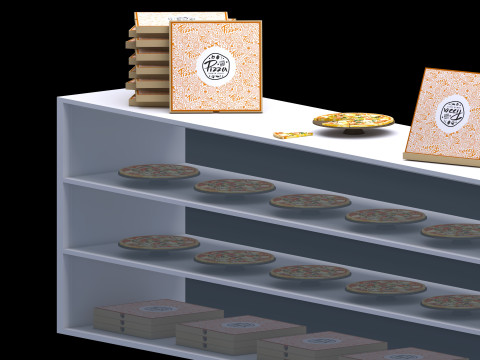 Pizza shop 3Dモデル