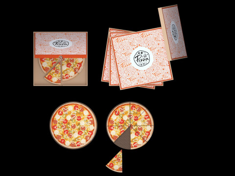 Pizza shop 3Dモデル