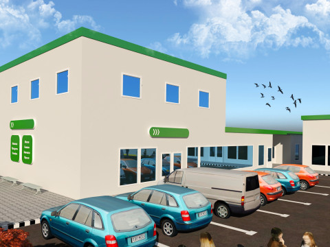 GAS STATION 3D Model