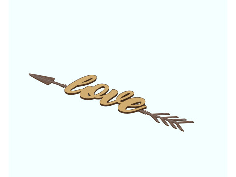 Word art 3D Model