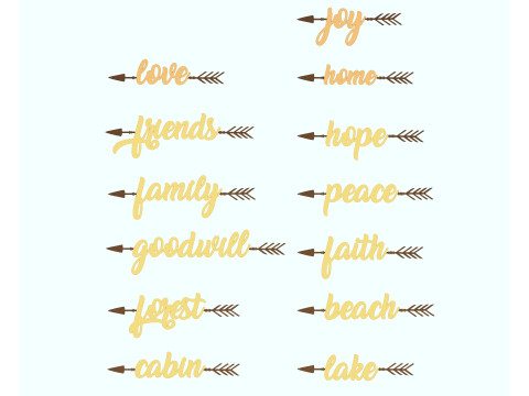 Word art 3D Model
