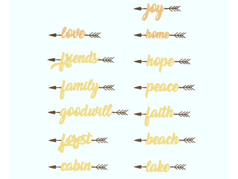 Word art 3D Model