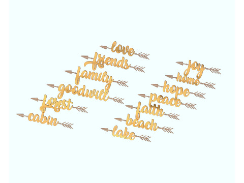Word art 3D Model