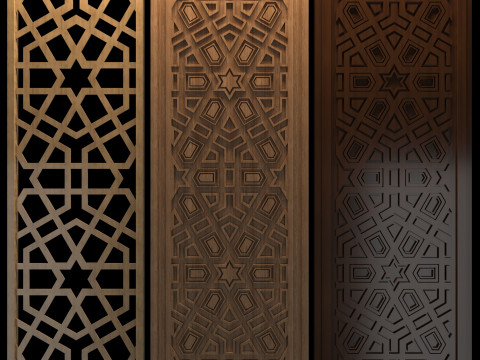 Islamic parition 3Dモデル