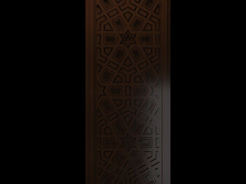 Islamic parition Modelo 3D