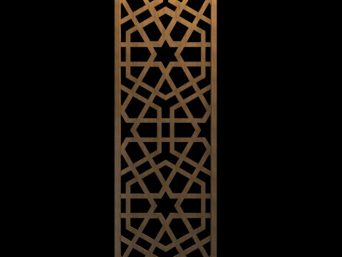 Islamic parition Modelo 3D