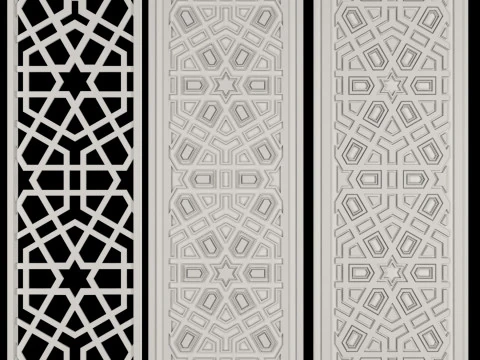 Islamic parition 3D Model