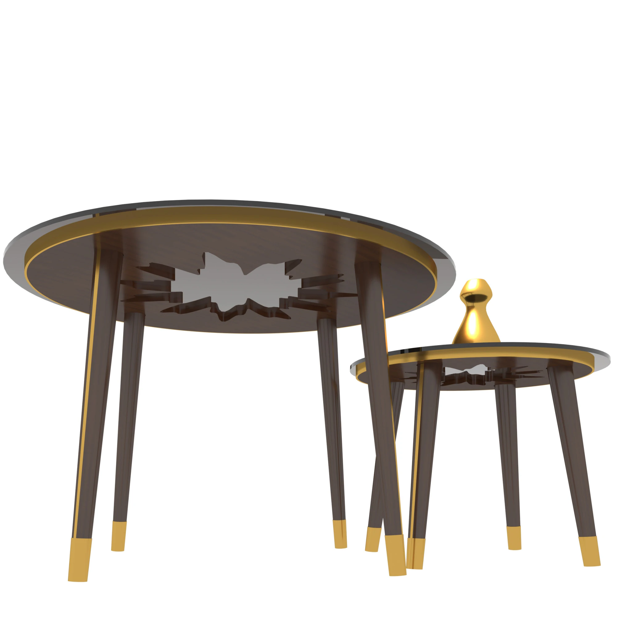 Dinning tea table 3D Model .c4d .max .obj .3ds .fbx .stl .blend 