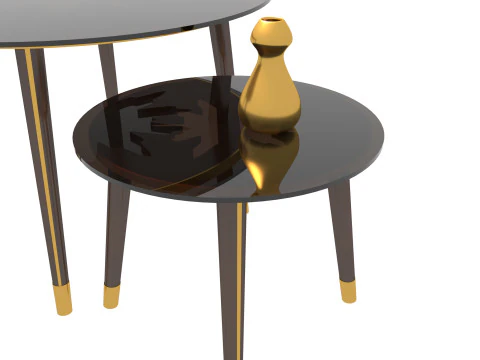Dinning tea table 3D Model