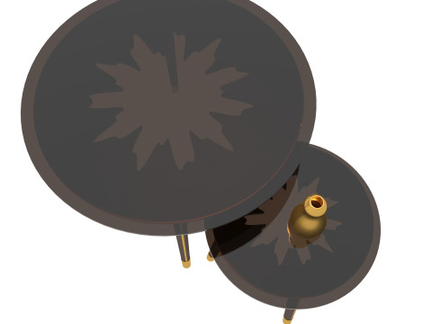 Dinning tea table 3D Модель