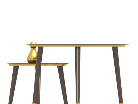 Dinning tea table 3D Модель