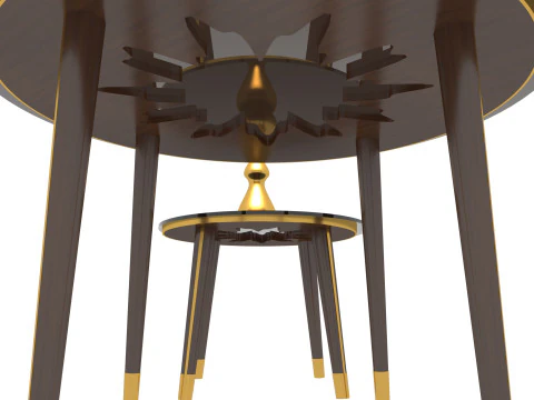 Dinning tea table 3D Model