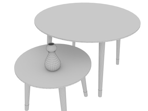 Dinning tea table 3D Модель