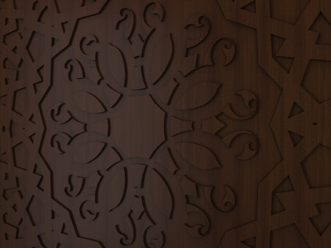 Islamic patern 3Dモデル