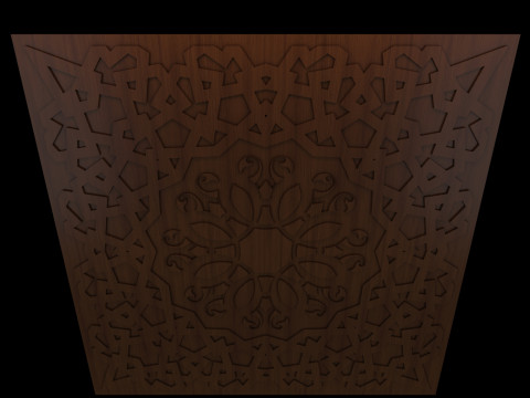 Islamic patern 3Dモデル
