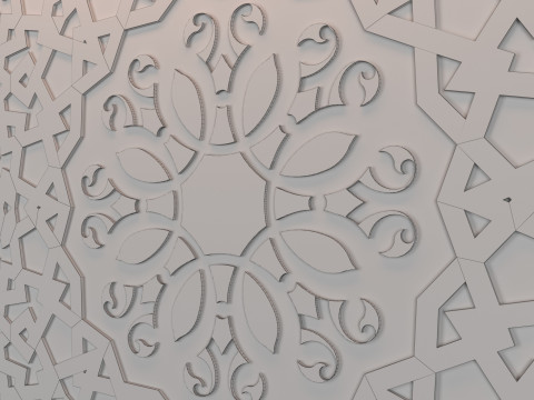 Islamic patern 3Dモデル