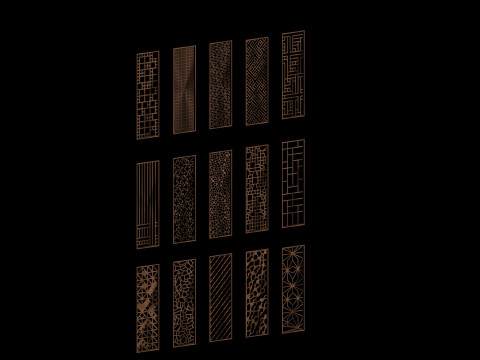 Collection of partions Low-poly 3Dモデル