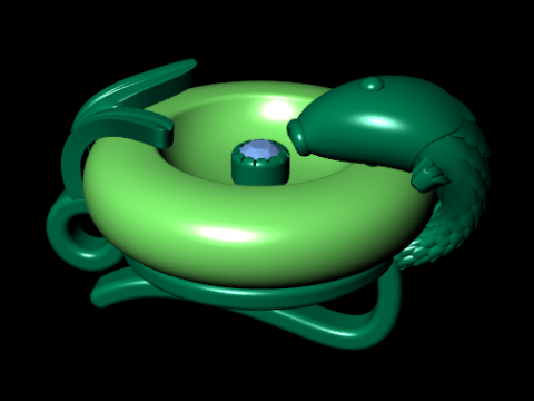 CHARM DESIGN 3Dプリントモデル