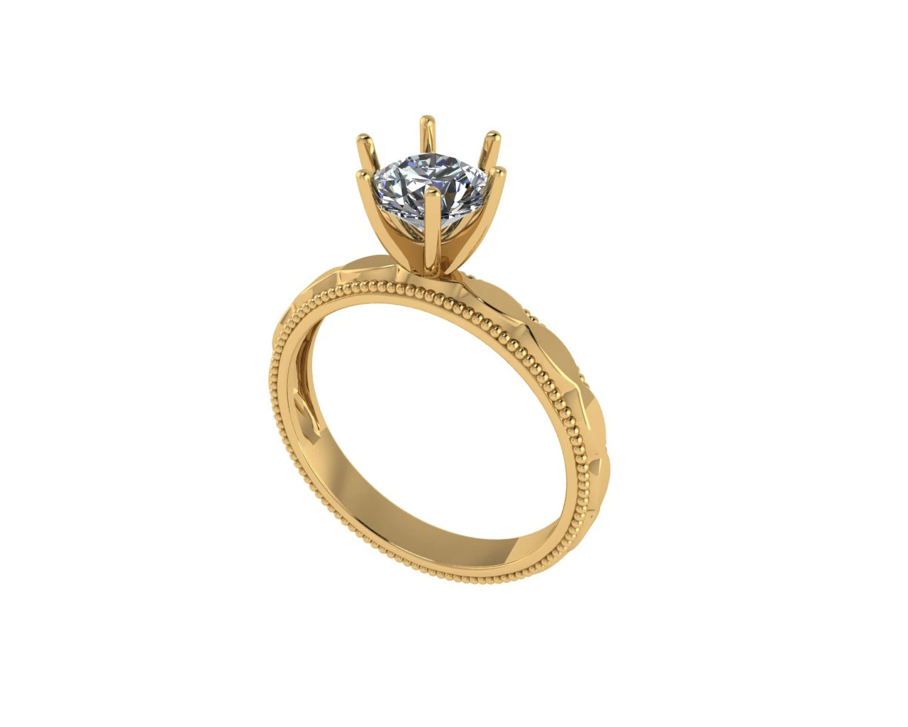Women diamond engagement ring 3d render 3D Print Model .c4d .max .obj .3ds .fbx .stl .blend 