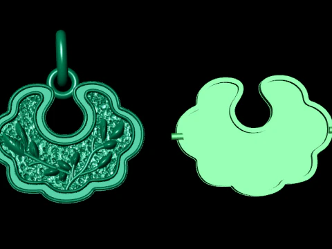 チャームデザイン 3Dプリントモデル