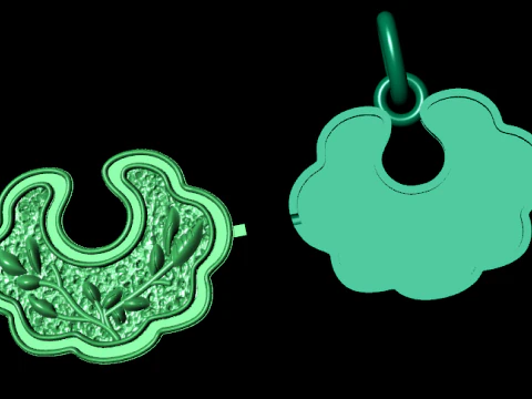 チャームデザイン 3Dプリントモデル