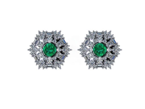 Diamond earring 3d render 3D Print Model