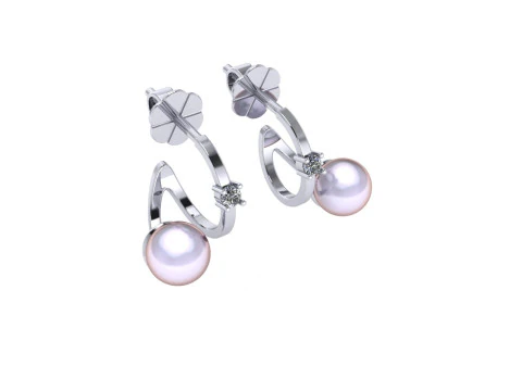 Diamond earring 3d render 3D Print Model