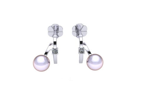 Diamond earring 3d render 3Dプリントモデル