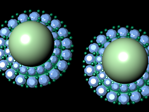 Diamond earring 3d render 3Dプリントモデル