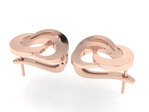 Diamond earring 3d render 3D Print Model