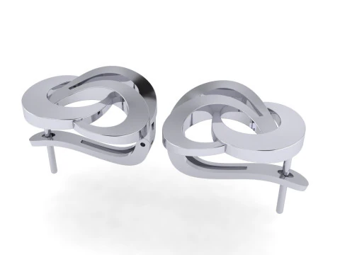 Diamond earring 3d render 3D Print Model