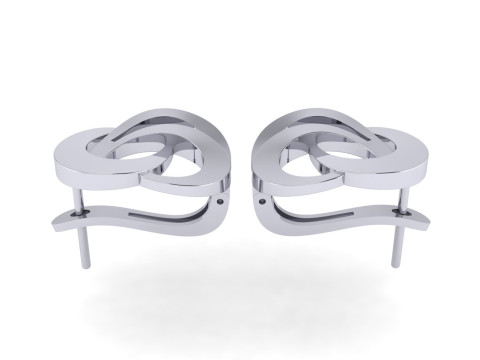 Diamond earring 3d render 3D-printmodel