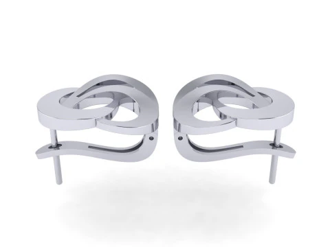 Diamond earring 3d render 3D Print Model